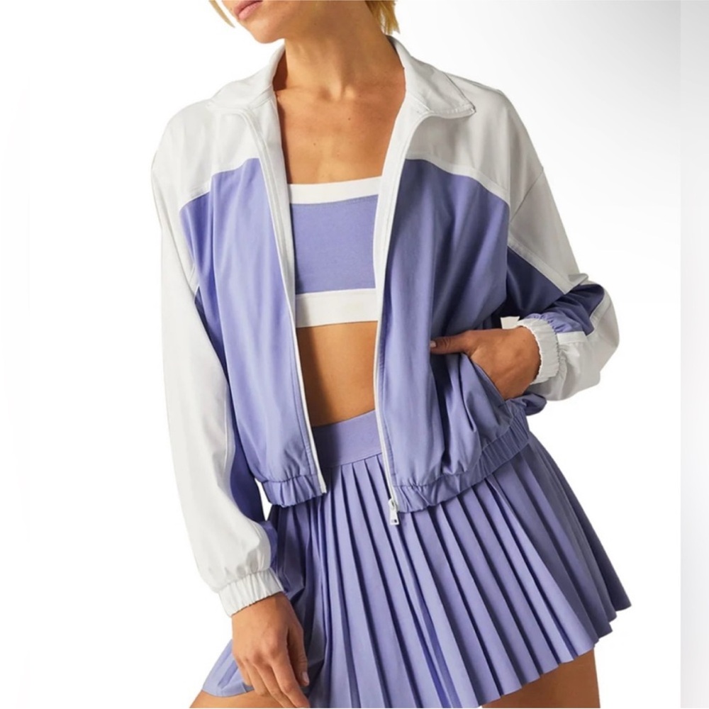 Beyond Yoga Colorblock Go Retro Jacket